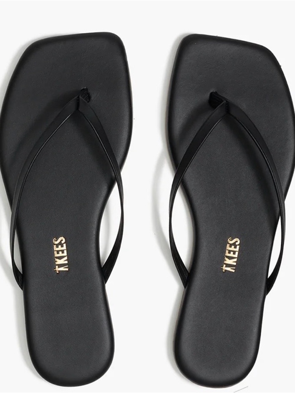 TKEES! Brand New In Box! “Square Toe Lily” in black Brazilian leather